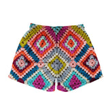 Basic Mesh Short - Diamond Crochet Pattern