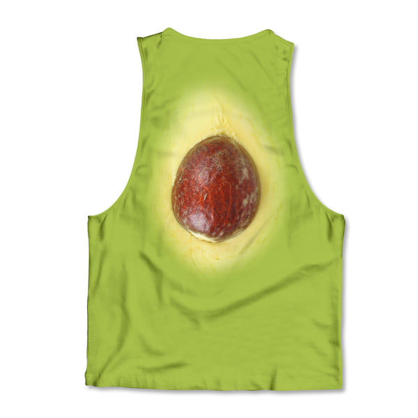 Printed Muscle Tank - Avocado