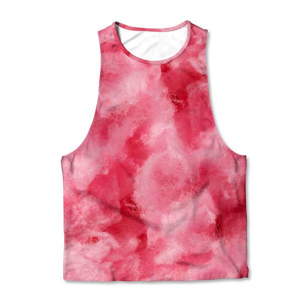 Printed Muscle Tank - Cotton Candy