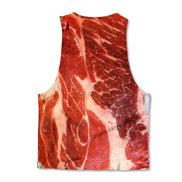 Printed Muscle Tank - Meat