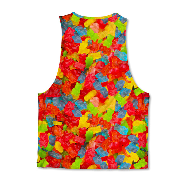 Printed Muscle Tank - Gummy Bears