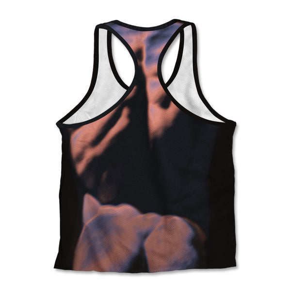 Printed Jersey Tank - Body Map Infrared