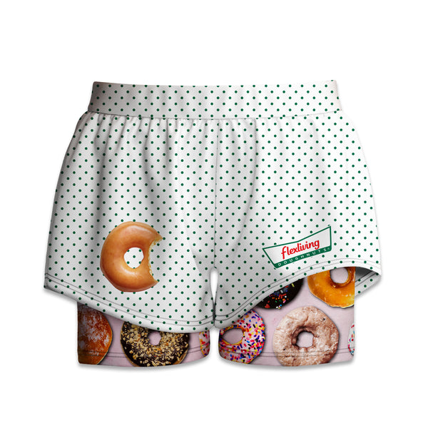 Printed Liner Shorts - Krispy Doughnut