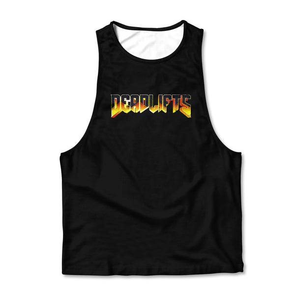 Printed Muscle Tank - Deadlifts