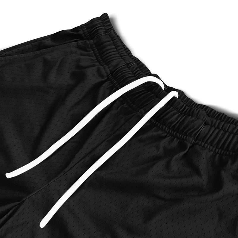 Mesh Flex Shorts 5" - Black
