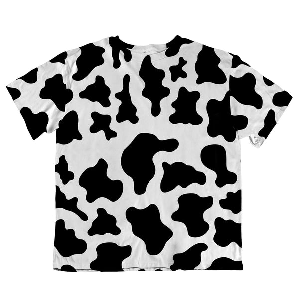 Unisex Oversized Tee - Cow Print