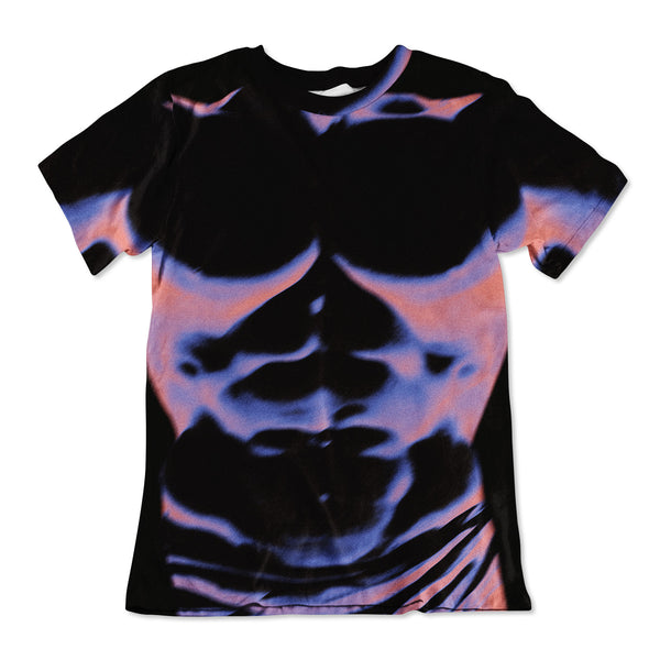 Unisex Cotton Tee - Infrared Body Map