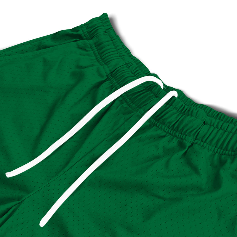 Mesh Flex Shorts 5" - Green
