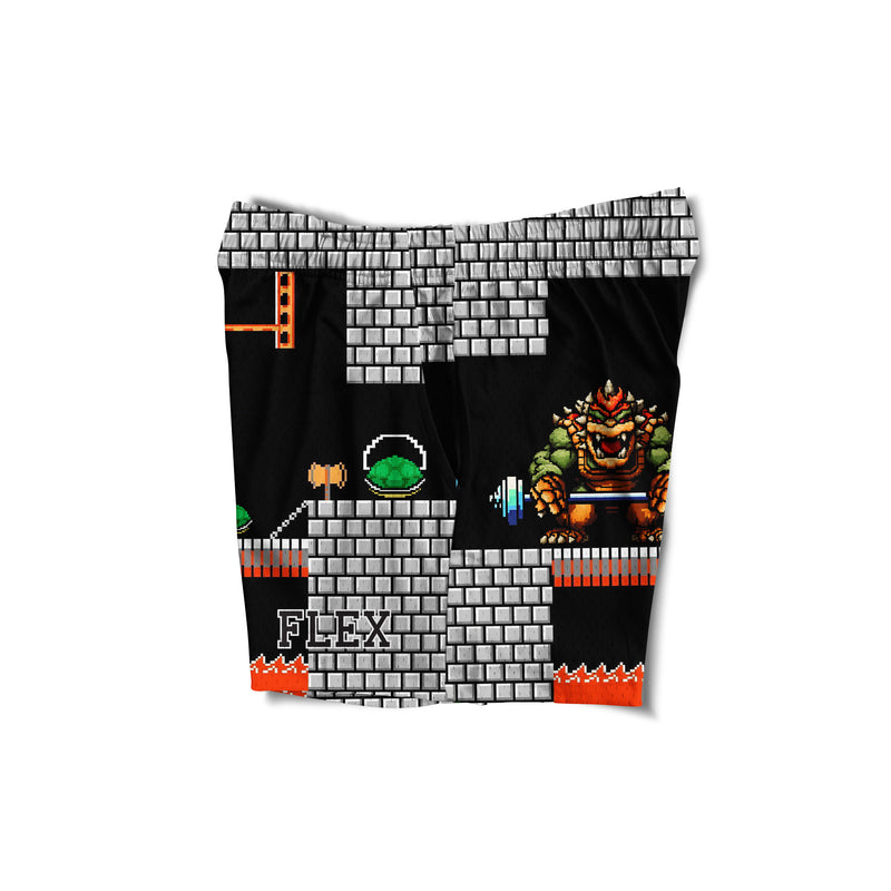 Mesh Flex Shorts 5" - Bowser Gym