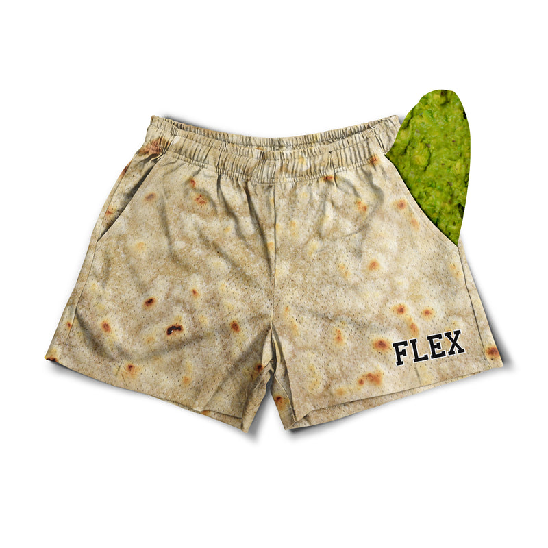 Mesh Flex Shorts 5" - Tortilla