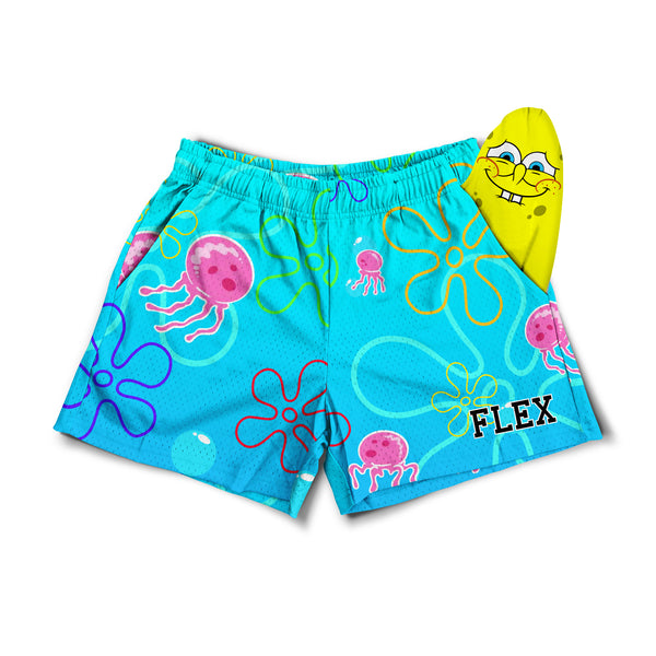 Mesh Flex Shorts 5" - Undersea Parody (Preorder)