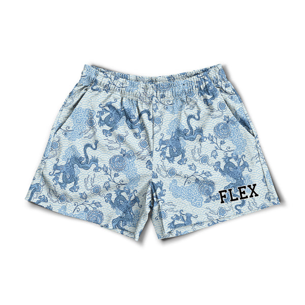 Mesh Flex Shorts 5" - Dragon Pattern (Coming Soon)