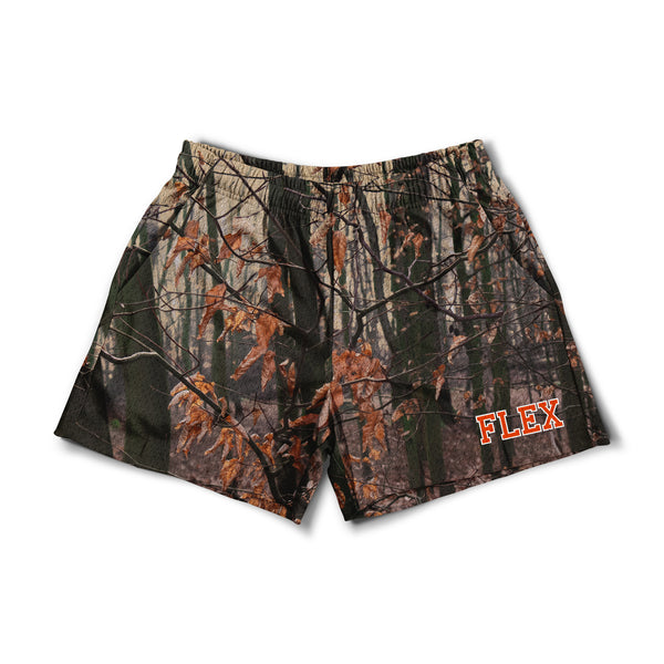 Mesh Flex Shorts 5" - Autumn Camouflage (Preorder)