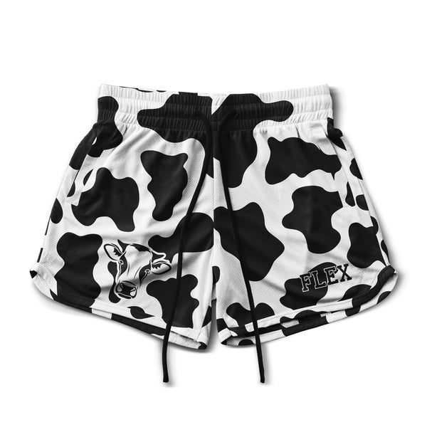 Muay Thai Shorts - Cow Print (PreOrder)
