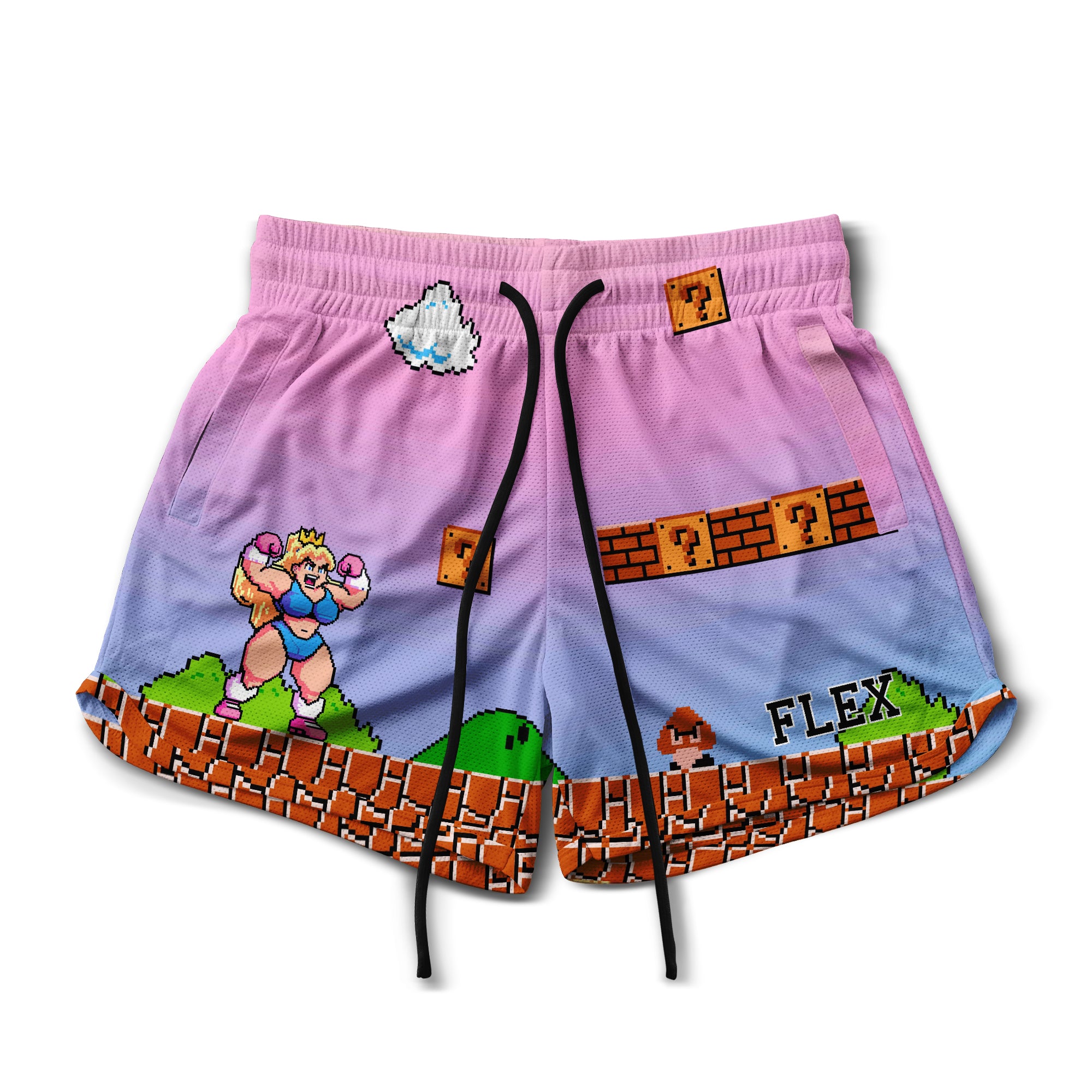 muay-thai-shorts-peach-power