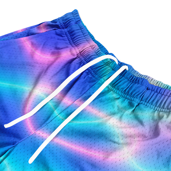 Mesh Flex Shorts 5" - Neon Glow