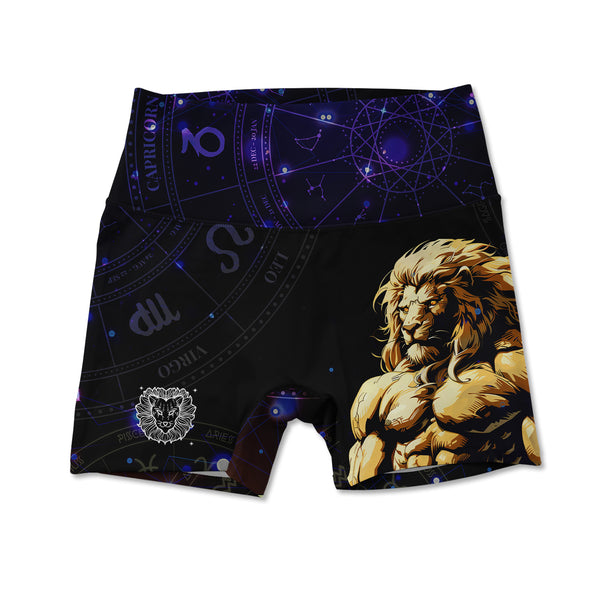 Printed Active Shorts - Leo