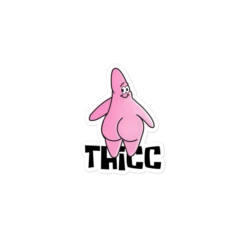 Thicc Star Sticker