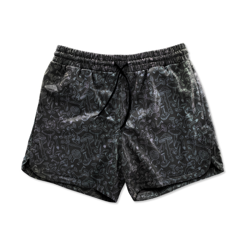 Men's Active Linerless Shorts 5" - MUSHROOM Reflective