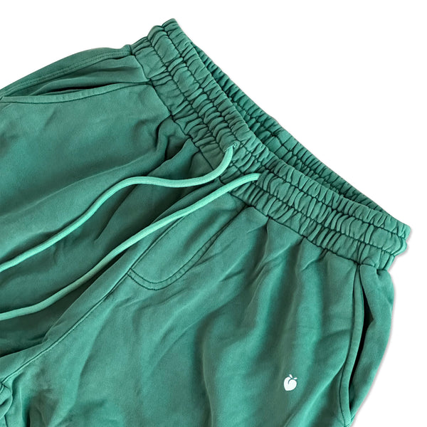 Retro Washed Terry Sweatpants - Green (50% OFF!)