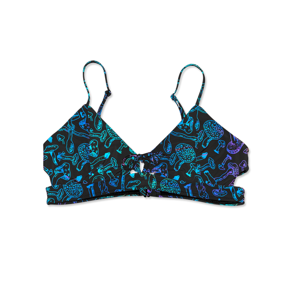 Women's Bikini Top - Mushroom Reflective (Preorder)
