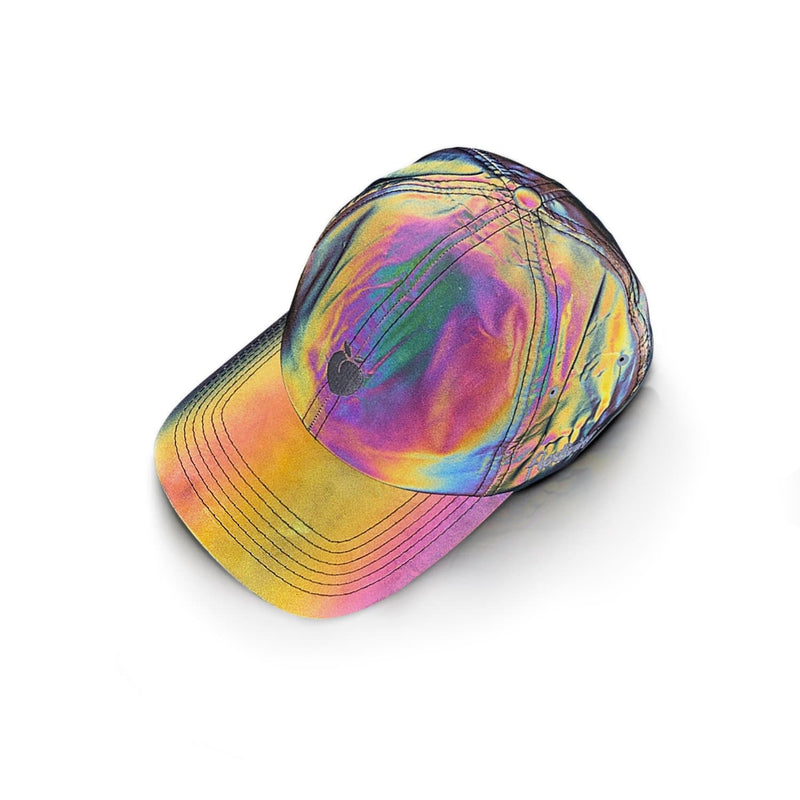 Rainbow Reflective printed outer fabric that is perfect for festivals, shows, hiking, inner-space voyages, or anything your adventure calls for!