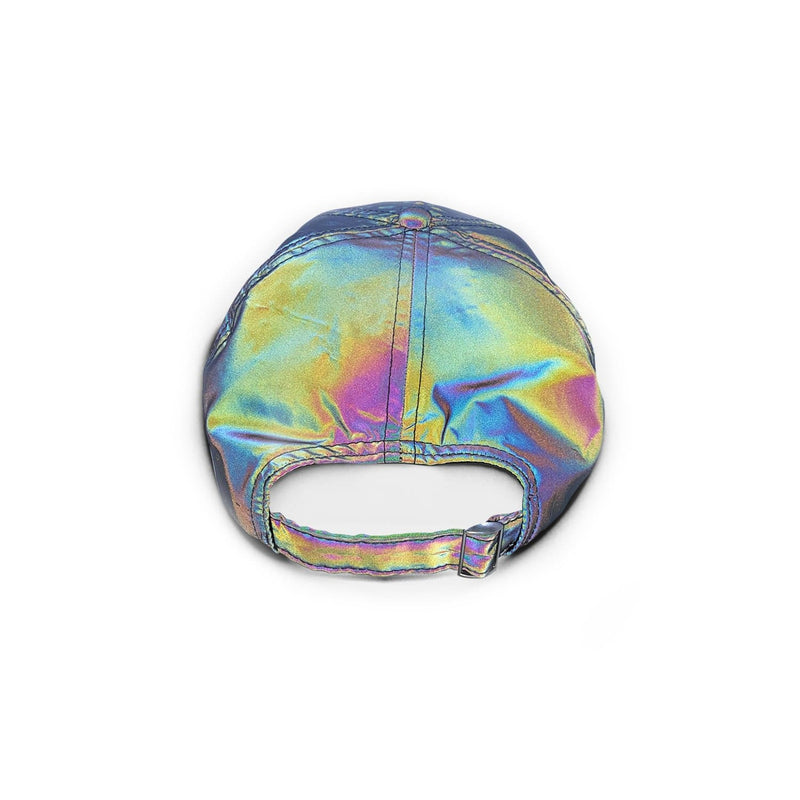 Rainbow Reflective printed outer fabric that is perfect for festivals, shows, hiking, inner-space voyages, or anything your adventure calls for!
