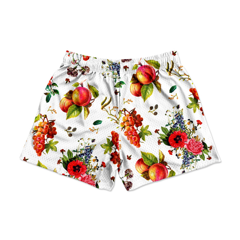 Mesh Flex Shorts 5" - Peach Orchard