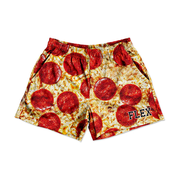 Mesh Flex Shorts 5" - Pizza (50% OFF!)