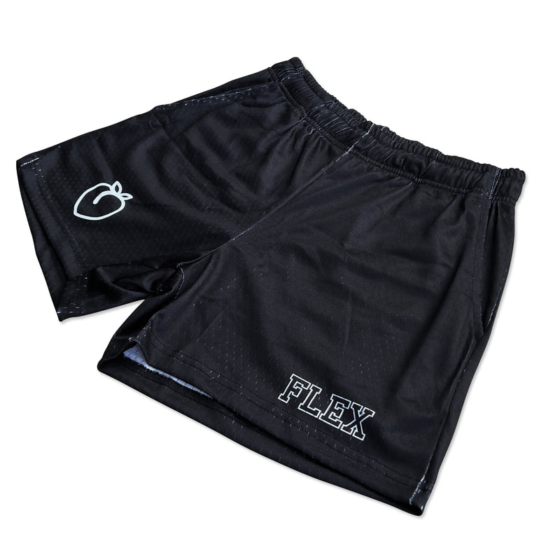 Mesh Flex Shorts 5" - Black