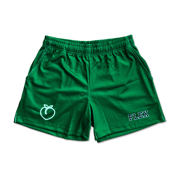 Mesh Flex Shorts 5" - Green (Preorder)
