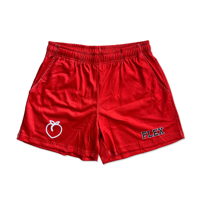 Mesh Flex Shorts 5" - Red (50% OFF!)
