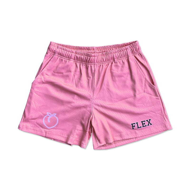 Mesh Flex Shorts 5 - Pink – Flexliving