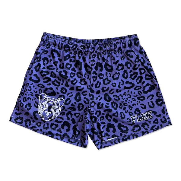 Mesh Flex Shorts 5" - Panther Print (Preorder)