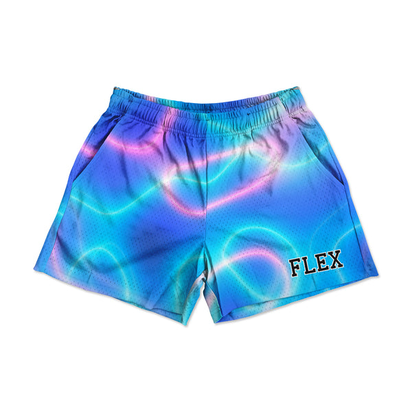 Mesh Flex Shorts 5" - Neon Glow (Preorder)
