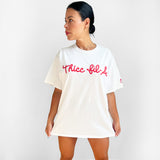 Unisex Oversized Tee - Thicc Fil A (Preorder)