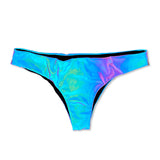 This Women's Bikini Bottom is super unique and cool because of the Rainbow Reflective outer fabric that changes color when light hits it, perfect for festivals, shows, hiking, inner-space voyages, or anything your adventure calls for!