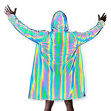 Unisex Premium Cloak - Rainbow Reflective
