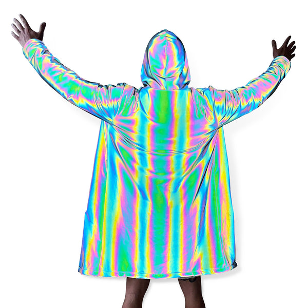 Unisex Premium Cloak - Rainbow Reflective (Preorder)