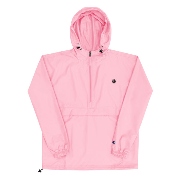 Peach Icon Embroidered Champion Packable Jacket