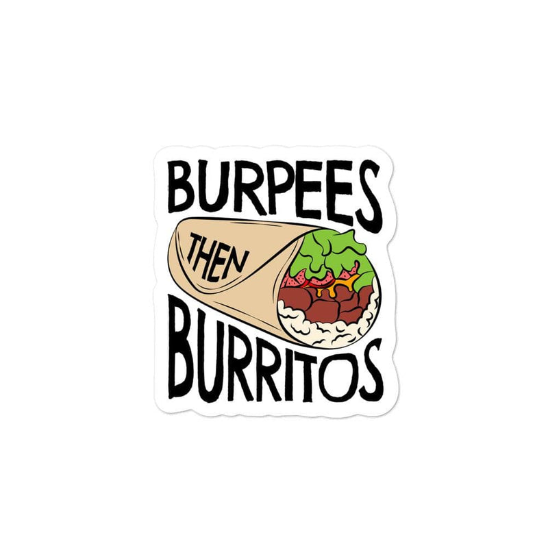 Vinyl sticker, fast and easy application, flexliving sticker, cute graphic sticker. Burrito sticker. 