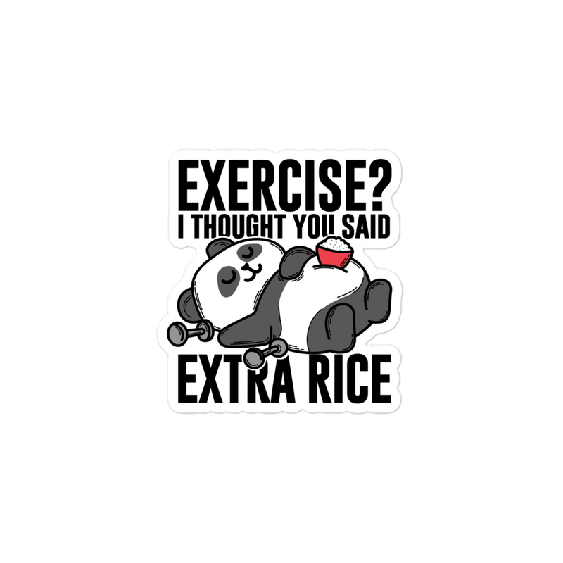Extra Rice Sticker
