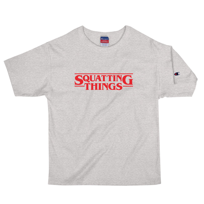 Squatting Things Men's Champion T-Shirt
