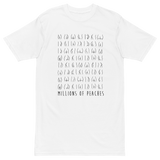 Millions Of Peaches Black & White Premium Graphic Shirt