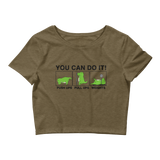 YOU CAN DO IT CROP TEE