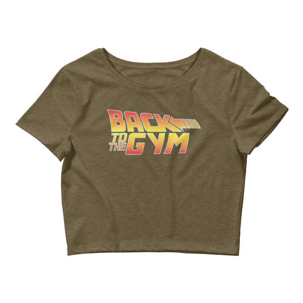 Back To The Gym Crop Tee