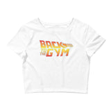 Back To The Gym Crop Tee